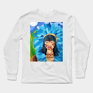 Sourire en Aigue-Marine - Aquamarine Smile Long Sleeve T-Shirt